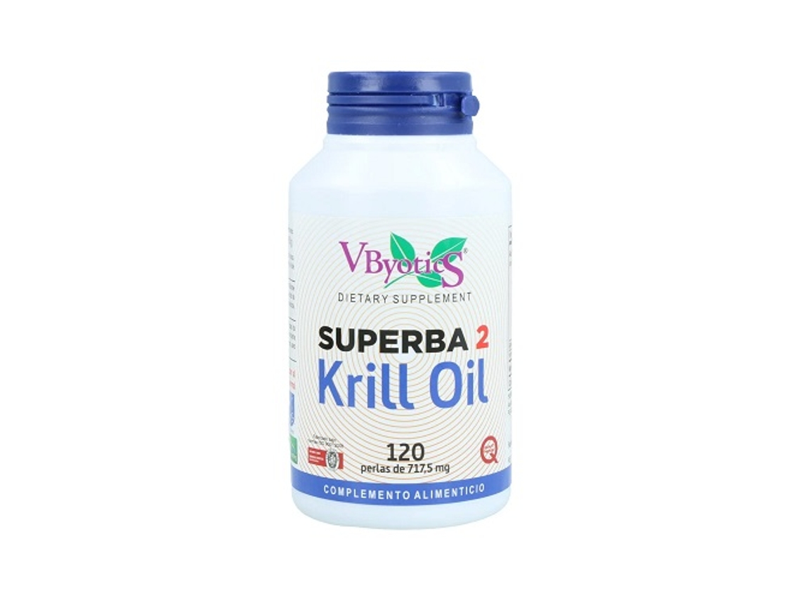 Complemento Alimentar VBYOTICS Krill (120 pérolas de 717.5mg)