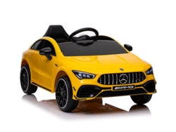 Coche de batería Mercedes Cla 45s Amg Amarillo 4x4 B.active