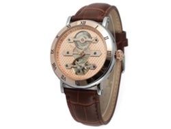 Reloj Automático Mechanico Deportivo Hombre Impermeable Forsining Oro Rosa