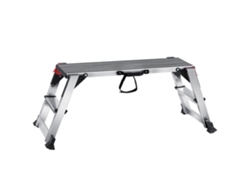 Plataforma de trabajo plegable de aluminio de 200 kg con patas antideslizantes Tekmaquinas