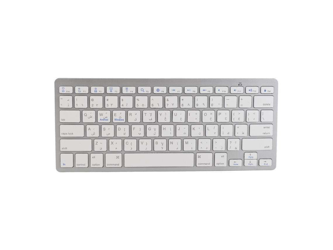 Teclado Bilingüe Ultra Delgado Bt Wireless
