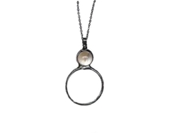 2026-lente De Aumento Colgante Joya, Collar Lupa Para Lectura, Regalo Práctico Para Mayores, Lupa 10x Para Libros Periódicos