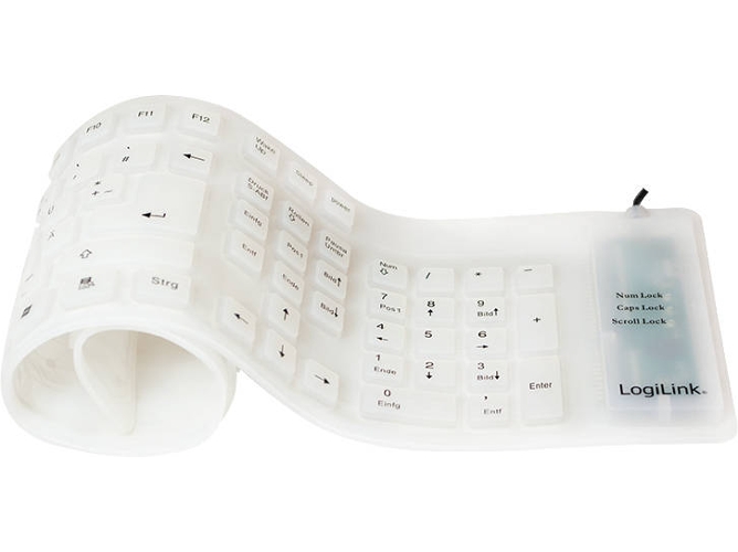 Teclado LOGILINK ID0018A (Con Cable - Layout Alemán - Teclado Numérico)