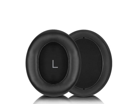 Almohadillas de cuero proteico con hebilla para Sennheiser MOMENTUM 3 Negro