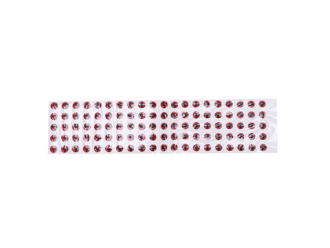 Danu26-100 Ojos De Pez 3d Redondos Suaves Duraderos Ligeros Para Lures De Pesca Diy Ojos Falsos De Pesca