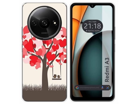 Funda para Xiaomi Redmi A3 TUMUNDOSMARTPHONE Silicona Multicolor