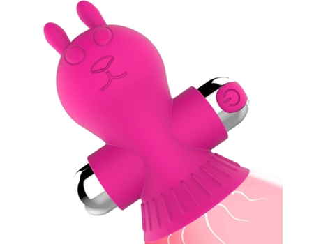 Vibrador de masaje de succión de silicona con 10 modos para mujeres (rosa roja) YIZHOOD