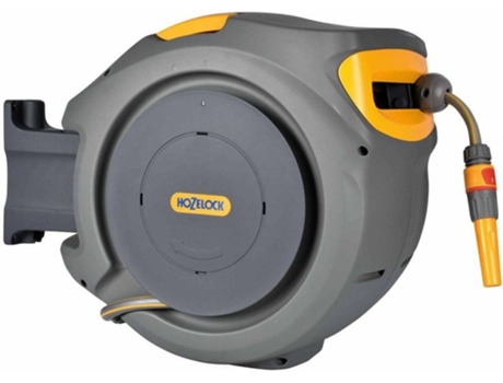 Hozelock Carrete de manguera de pared con manguera de 20 m Auto Reel