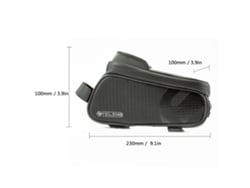 Bolsa De Bicicleta À Prova De Água Com Tela Tática Para Celular Para Mountain Bike Aro Superior 1l