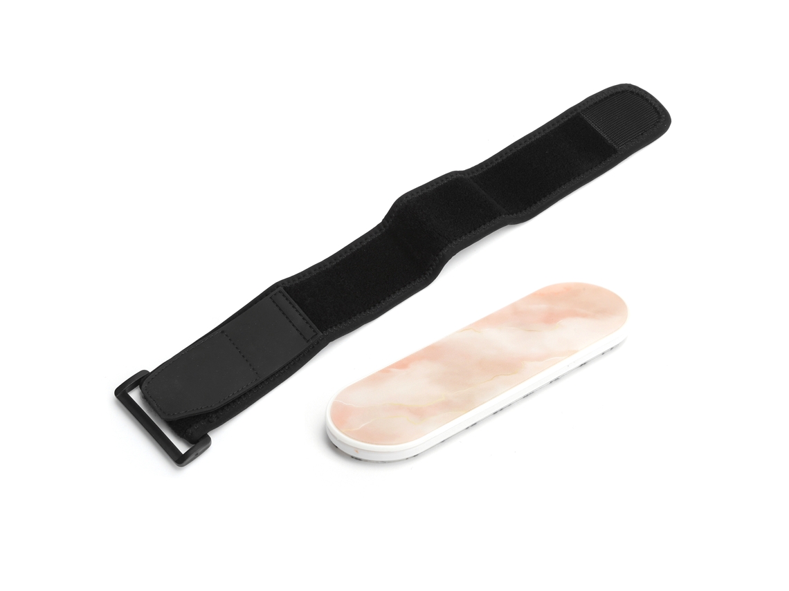Cinta De Agarre Para Dedo De Teléfono Rojo De Pintura Al Tinta Momostick Con Soporte Y Parche De Brazalete
