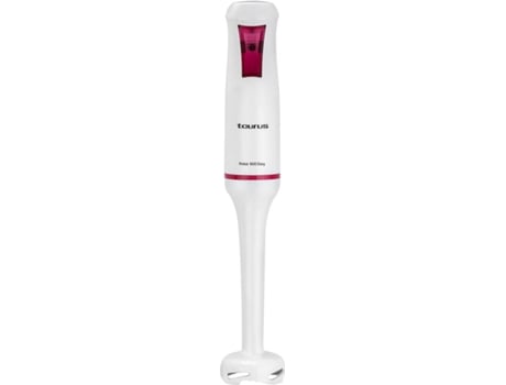 Batidora de mano TAURUS ROBOT 600 EASY 9 (600 W - Blanco y Rosa)