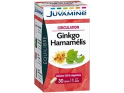 Complemento Alimentar LABORATOIRES JUVAMINE Gingko Hamamelis - Circulação (30 cápsulas vegetais)