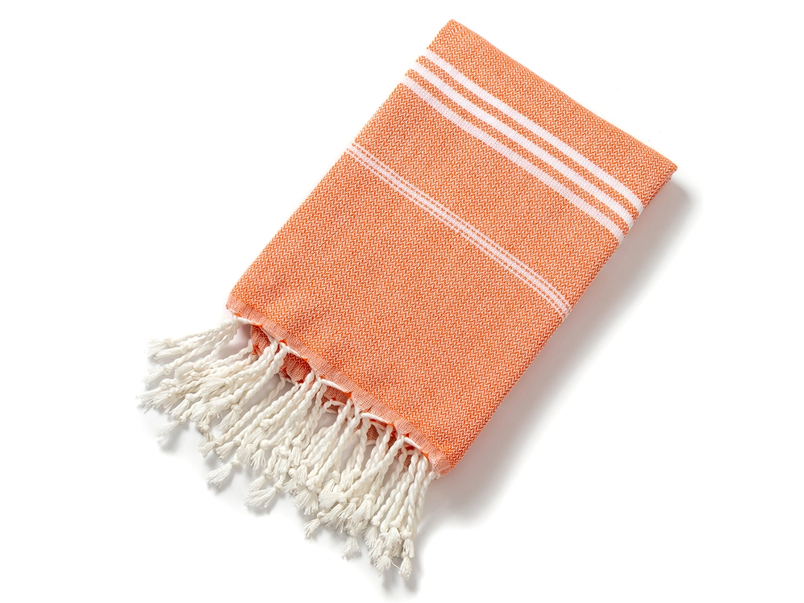 Toallas De Baño Absorbentes De Terciopelo Turco Natural Con Borlas Y Temática Navideña (naranja), Juego De 3 Piezas
