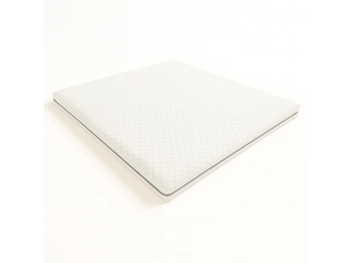 Topper Pareja 160x200 | 9 Zonas de Memoria | 7 cm | Funda Desenfundable | Hecho en Italia