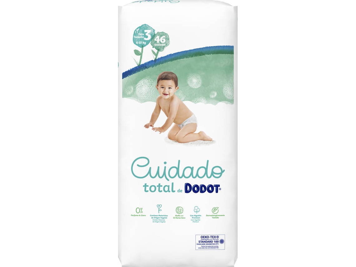 pañales dodot cuidado total talla 3