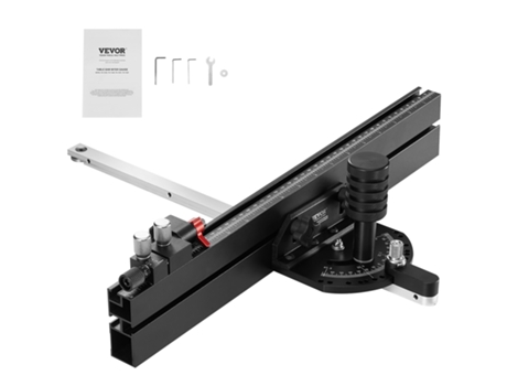 VEVOR Sierra de mesa de precisión Calibre de inglete Ranura estándar 3/4'' x 3/8'' Rejilla de 18 pulgadas