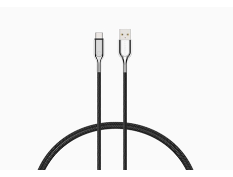 Cable Usb-C Inoxidable CYGNETT Acero Negro