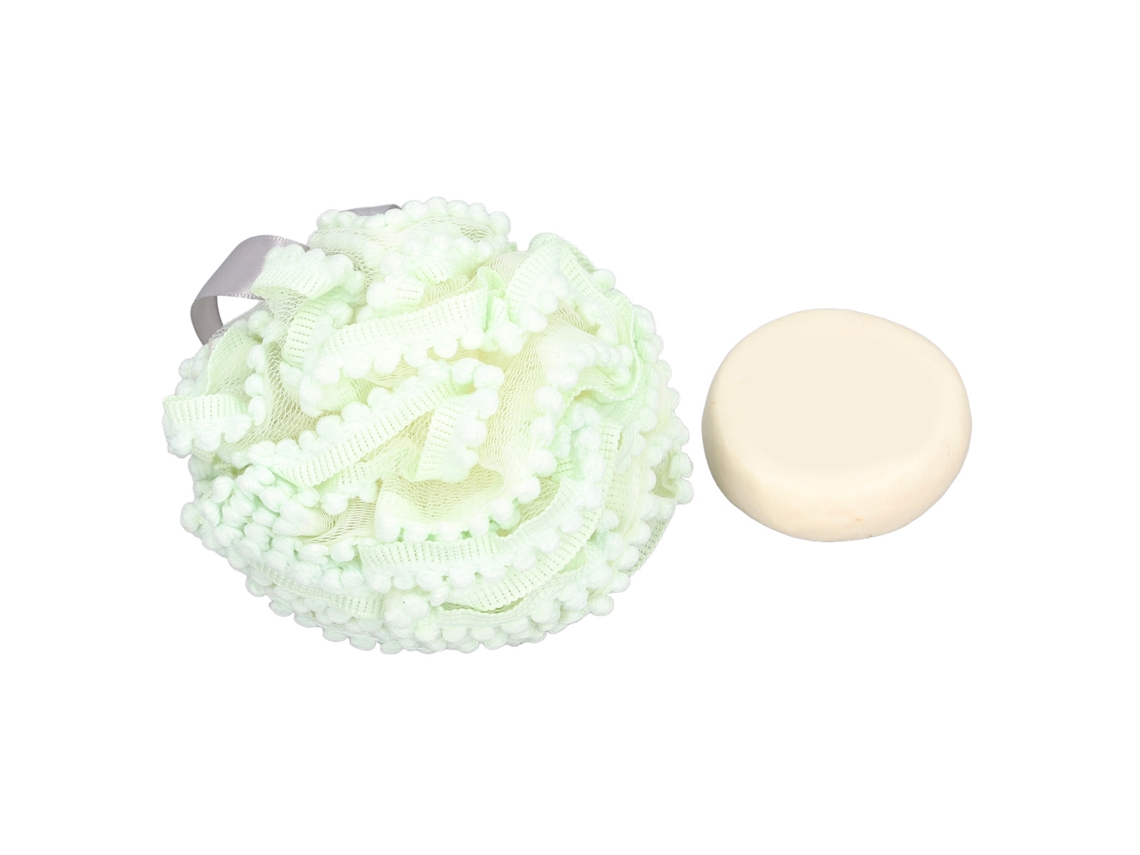 Set Esponja De Baño Con Jabón Hidratante Al Leche De Cabra Y Osmanthus Para Limpieza Profunda Y Cuidado Suave