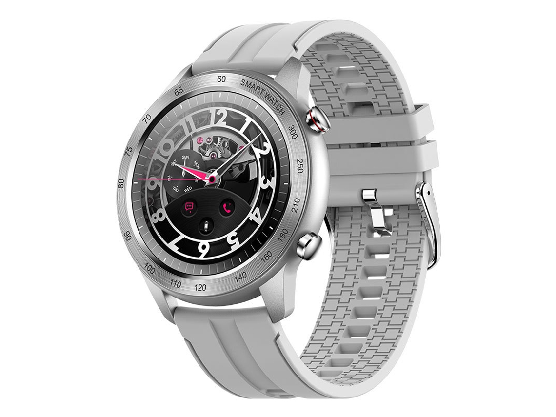 Smartwatch YIZHOOD TE697 Pulsómetro IP68 Resistente al Agua Gris