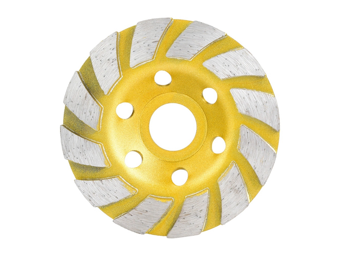 Rueda De Esmeril De Diamante En Copa 100mm/4in Para Pulir Piedra Concreto Cerámica Herramienta De Esmerilado