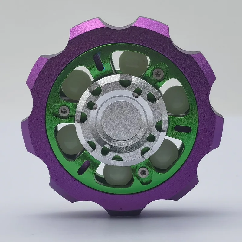 Fidget Spinner (morado) Juguete Antiestrés Peonza De Metal