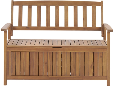 Banco de jardín de madera 120 cm BELIANI Sovana