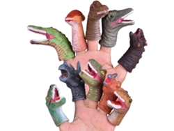10 Figuras De Dinosaurios De Pvc Para Dedos, Juguete Educativo Interactivo Multicolor Para Niños.