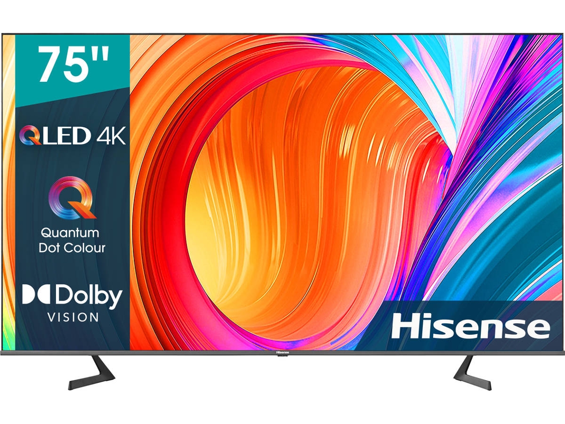 TV HISENSE 75A7GQ (QLED - 75'' - 189 cm - 4K Ultra HD - Smart TV)