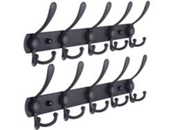 HYMNORA Cabinete de pared, acero inoxidable, 2 piezas