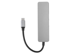 Adaptador USB-C Hub con HDMI 4K y lector de tarjetas de memoria