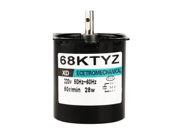 Motor síncrono de imán permanente en miniatura, CA 220 V, 28 W, 50 rpm, sentido horario/antihorario, baja velocidad