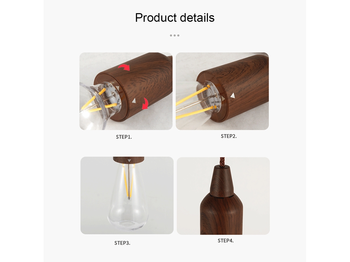 Lámpara Led Portátil Para Camping Con Cable Impermeable Para Camping, Pesca, Jardinería Y Fiestas.