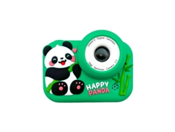 Cámara digital Eifson de doble cámara, 4000 W, pantalla IPS 2.0 (Panda verde)