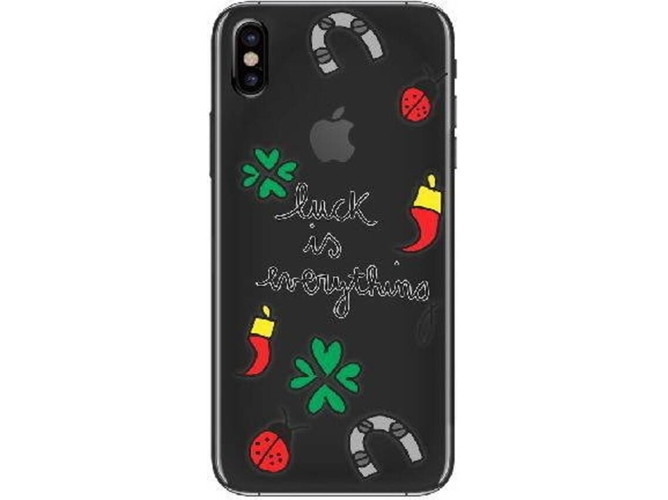 Funda iPhone 6, 6s, 7, 8 SILVIA TOSI Stickers Luck Multicolor