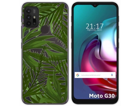 Carcasa Motorola Moto G10 / G30 TUMUNDOSMARTPHONE Dibujos Transparente Multicolor