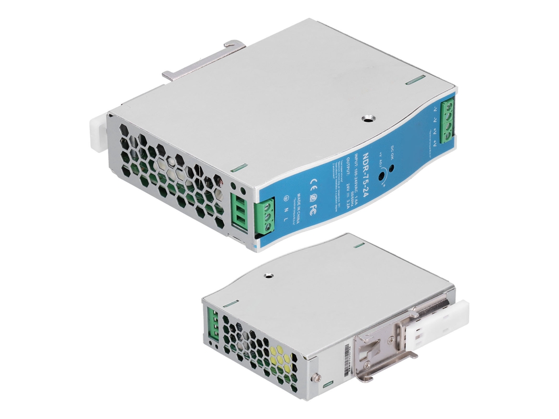 2026dz-fuente De Alimentación De Rail Industrial Ndr‑75‑24 24v 3.2a 76.8w Ac100‑240v Estable