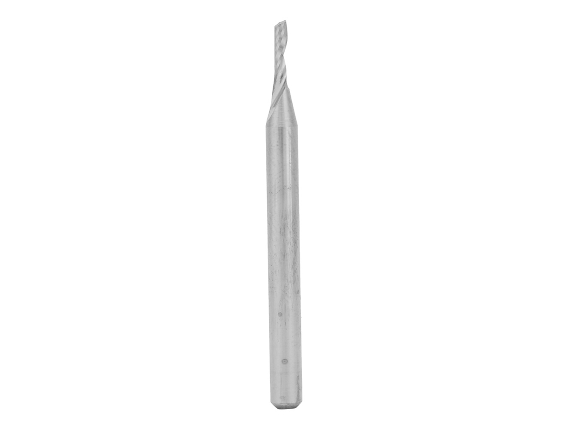 2026velora-cortador De Hilo Único De Broca Para Cnc Fresa Espiral Para Acrílico Abs 1.5*6*38mm Punta 3.175mm