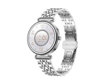 Reloj inteligente para mujeres, reloj de fitness de 1,27” con llamadas Bluetooth, monitor de frecuencia cardíaca, sueño, SpO2 y estrés, más de 110 ...