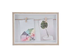 Portafotos de madera moderno para decoración creativa del hogar y la oficina