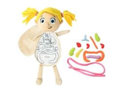 Brinquedo Anatômico Corpo Humano Boneca Órgãos Removíveis Modelo Educativo Infantil