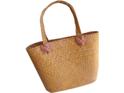 Bolso De Playa Junco Marino, Tejido A Mano,