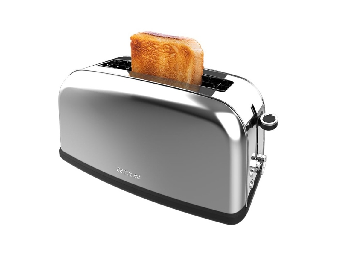 Tostadora CECOTEC Toastin' Time 850 Inox Long Lite 850 W
