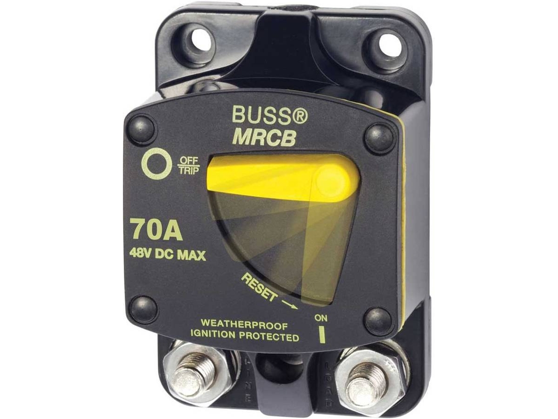 Interruptor BLUE SEA Thermal Circuit Breaker 70A Negro