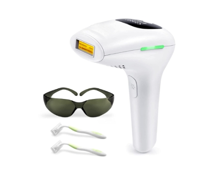 Depilación Ipl en casa para mujeres y hombres Depilación permanente 500.000 flashes BISBISOUS Depiladora blanca indolora