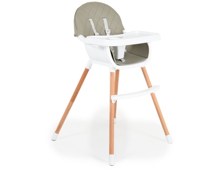 Trona infantil GELATO 2 en 1 Grey MONI