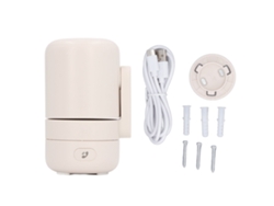 Cámara De Seguridad Wifi De 360 Grados Con Alarma De Movimiento Y Sonido, Monitoreo Inteligente Del Hogar, 5v
