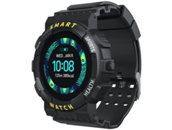 Reloj deportivo inteligente para Android e iOS, resistente al agua IP67, monitor de sueño para hombres y mujeres, pantalla táctil, 30 días de autonomía, Bestvite (negro)