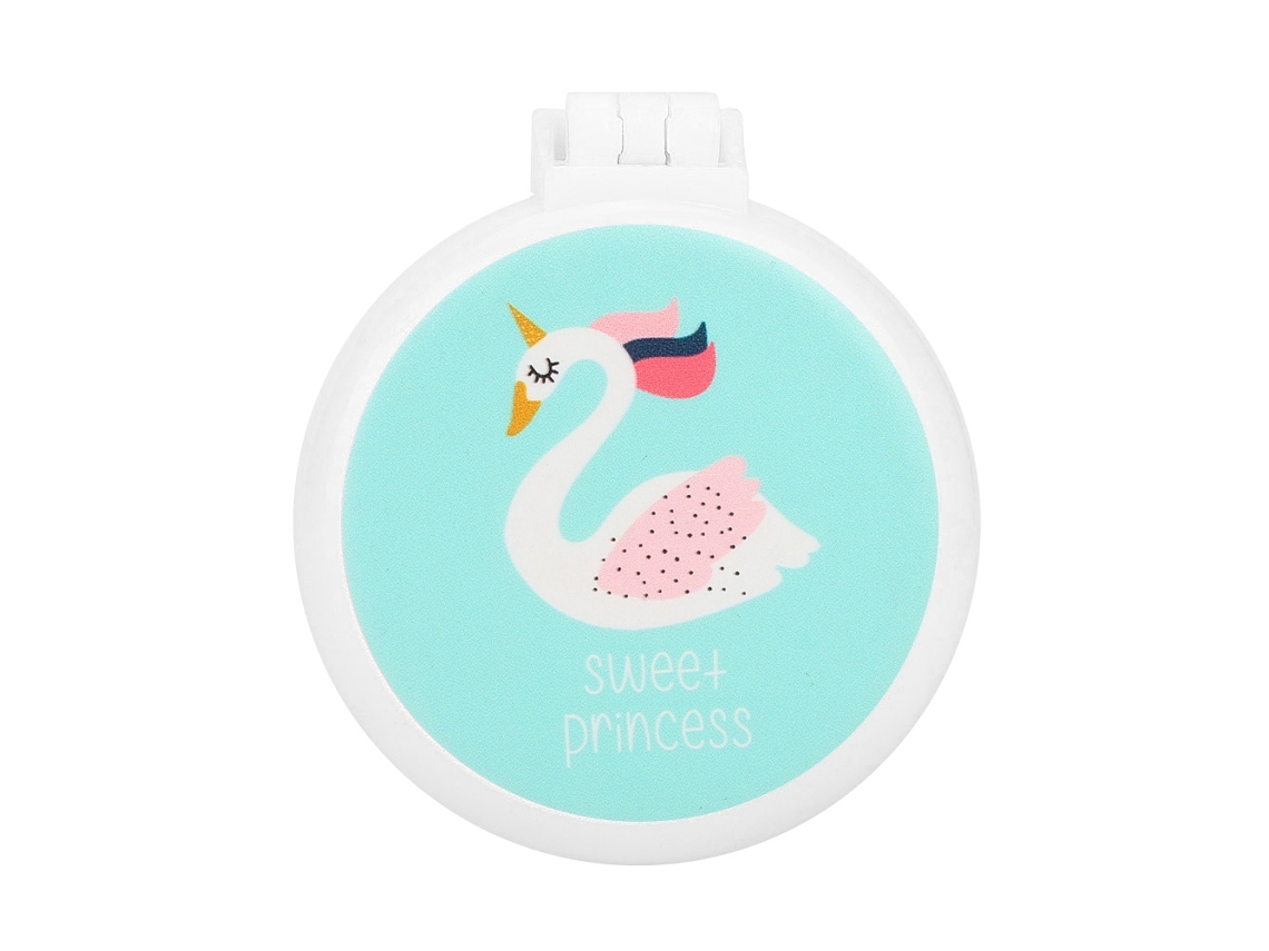 Pente De Cabelo Mini Plegável Com Massagem Antiestática E Espelho Para Maquiagem (tipo D)