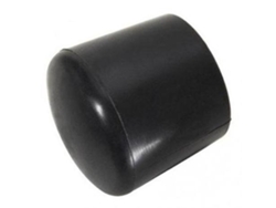 Cantonera redonda 25mm exterior negra