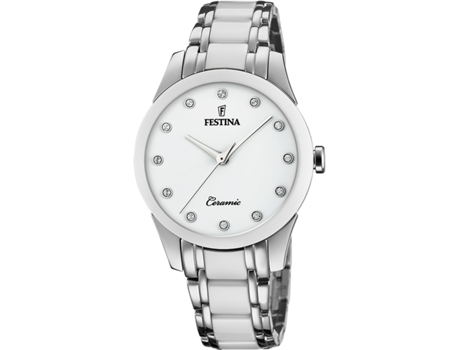 Reloj para Mujer Plata Cerámica Ceramic F20499/1 FESTINA
